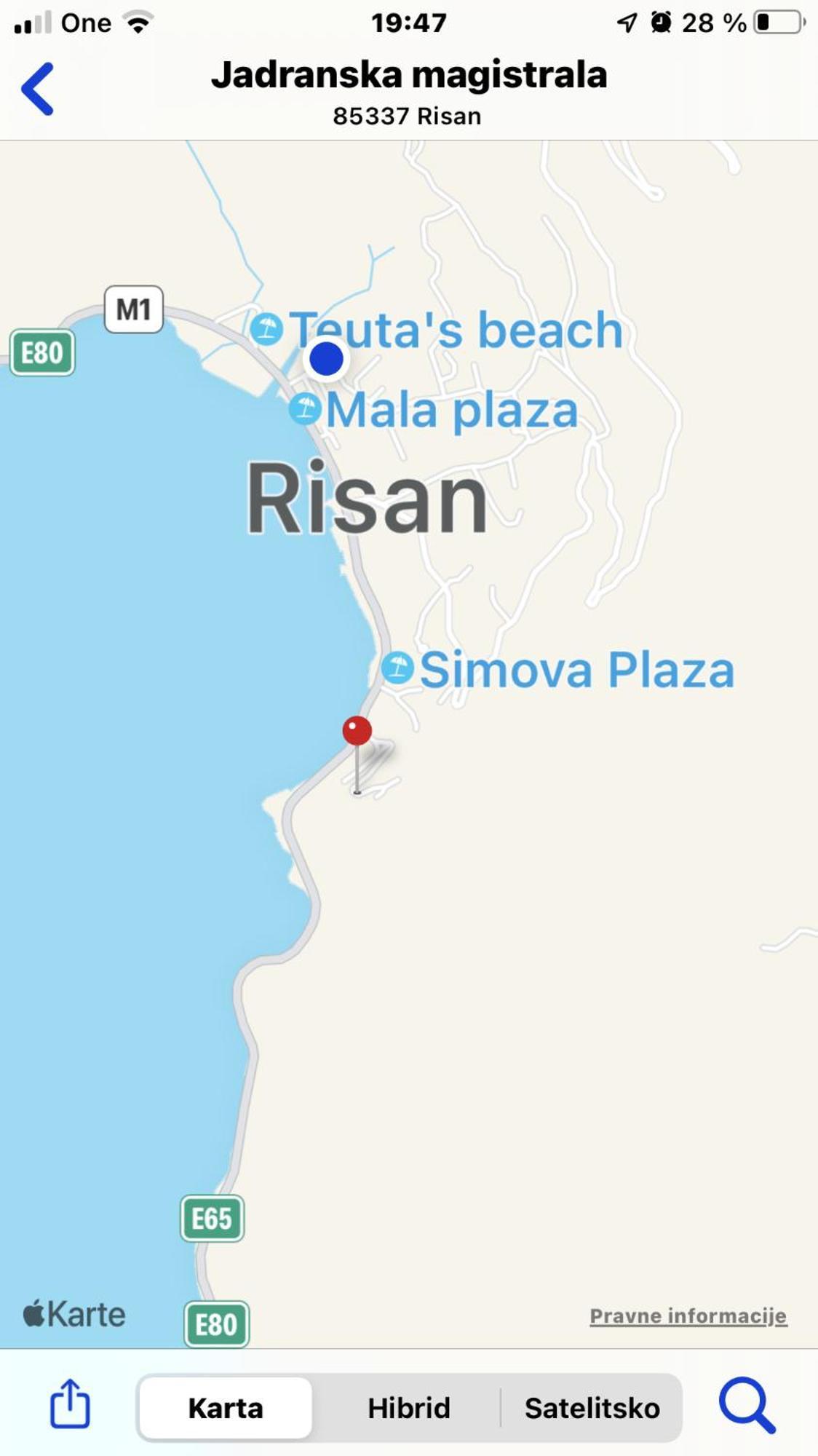 Apartments Sneza Risan Bagian luar foto